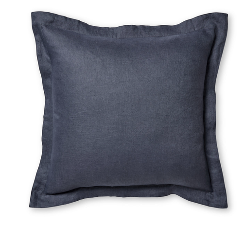 Riley Denim Blue Linen Cushion