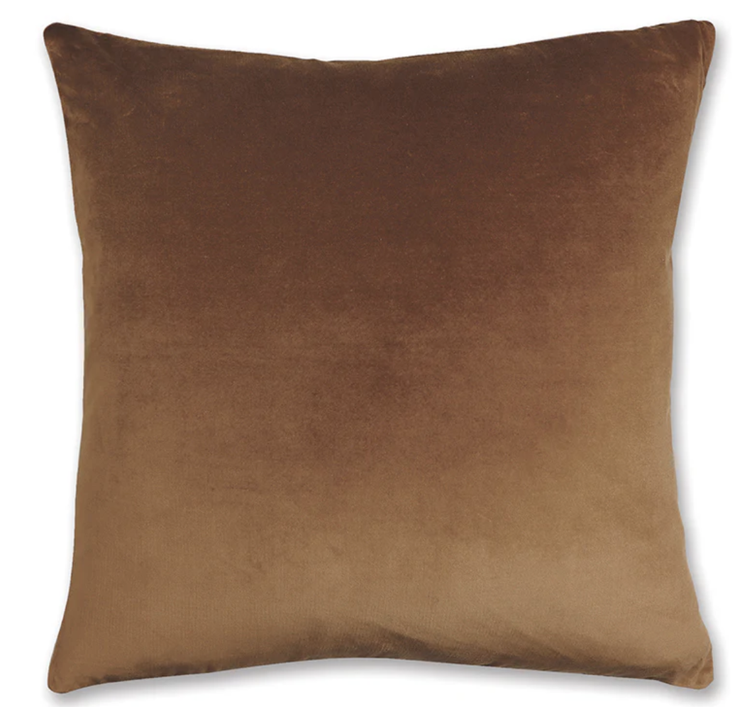 Velvet Ochre Cushion