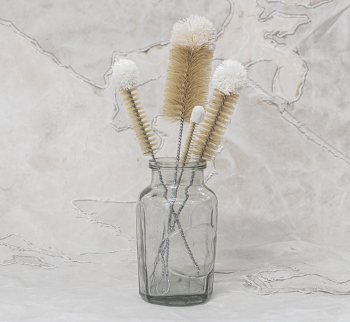Bottle Brush Cotton Tipped S/4