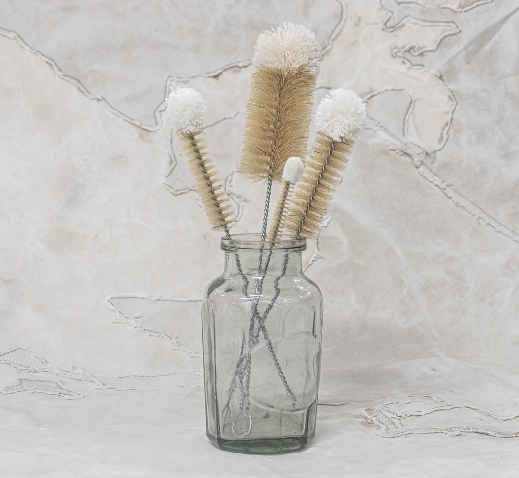 Bottle Brush Cotton Tipped S/4