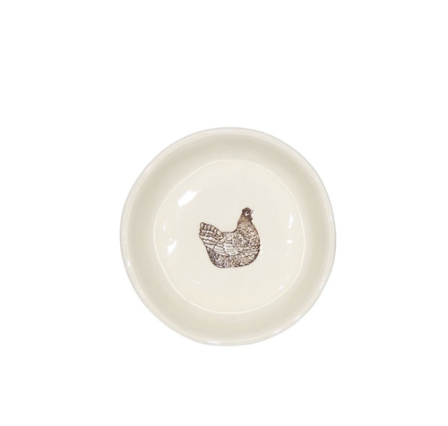 Small Ceramic Chicken Dish