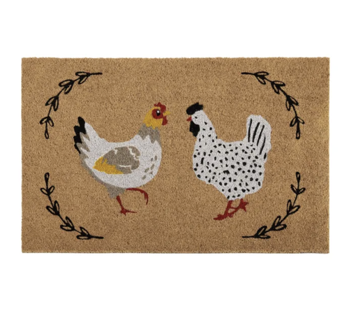 Henrietta Hen Coir Doormat 50 x 80 cm
