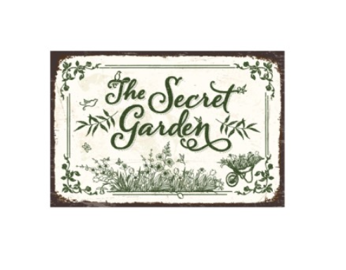 The Secret Garden Sign