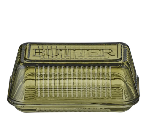 Lia Glass Butter Dish