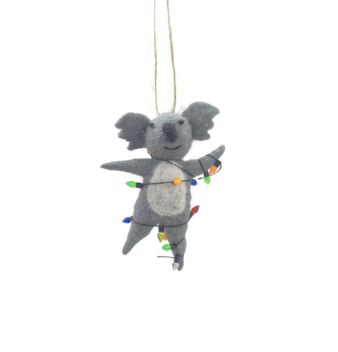 Koala Hanging Felt Ornament