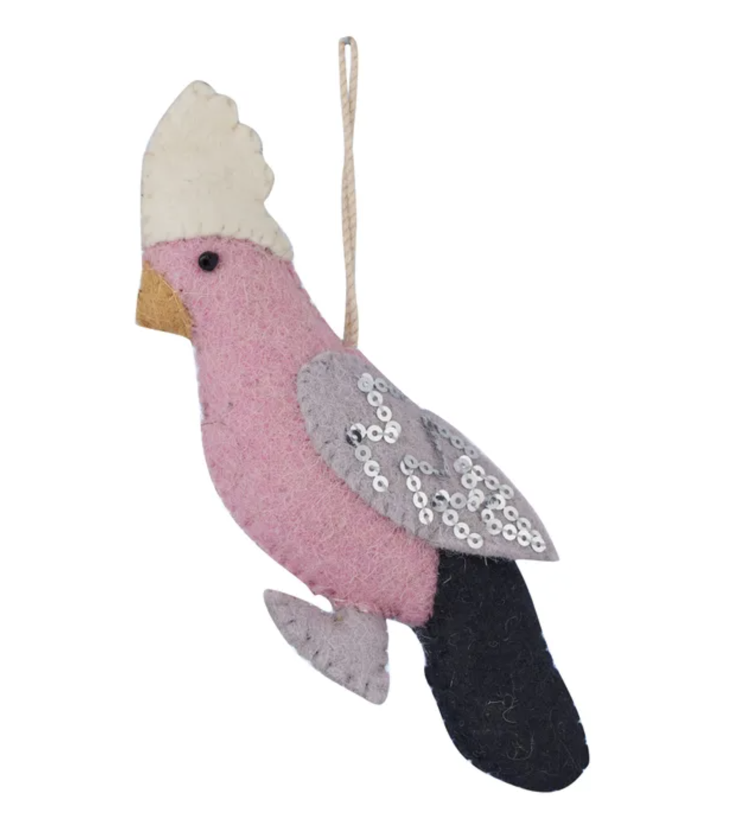Galah Hanging Felt Ornament