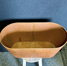 Load image into Gallery viewer, Oval Corten Steel Planters