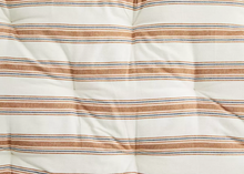 Load image into Gallery viewer, Madam Stoltz Printed Cotton Mattress Cinnamon Rose Blue Stripe