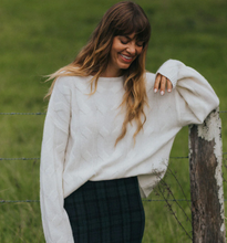 Load image into Gallery viewer, NZ Lambswool Cable Knit Sweater