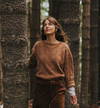 Load image into Gallery viewer, NZ Lambswool Cable Knit Sweater