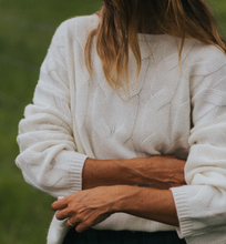 Load image into Gallery viewer, NZ Lambswool Cable Knit Sweater