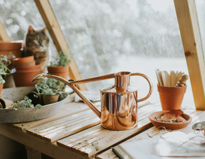 The Rowley Ripple Copper Two Pint Watering Can