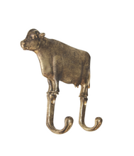 Load image into Gallery viewer, Pewter Cow Hook