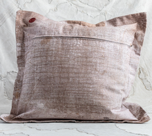 Load image into Gallery viewer, Heavy Linen Cushion -Violets