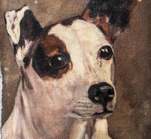 Load image into Gallery viewer, Terrier Canvas Painting Zip Clutch - Swarm