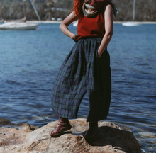 Load image into Gallery viewer, Freya Tartan Linen Pants