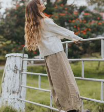 Load image into Gallery viewer, Eadie Linen Pant with Gathering Detail in Gingham