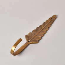 Load image into Gallery viewer, Long Leaf Brass Hook