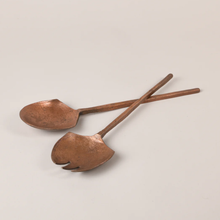 Load image into Gallery viewer, Mini Copper Salad Servers