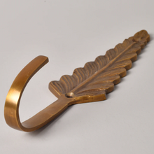 Load image into Gallery viewer, Long Leaf Brass Hook