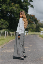 Load image into Gallery viewer, Eadie Linen Pant with Gathering Detail in Gingham