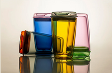 Load image into Gallery viewer, Cuddle Cup- Reusable Glass Coffee Cup
