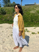 Load image into Gallery viewer, Montaigne Oversized Boyfriend Shirt in Linen (one size)
