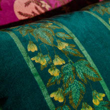 Load image into Gallery viewer, Sage x Clare Agata Velvet Cushion- Verdant