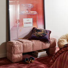 Load image into Gallery viewer, Sage x Clare Andrea Velvet Cushion - Ink