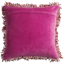 Load image into Gallery viewer, Sage x Clare Andrea Velvet Cushion - Pansy