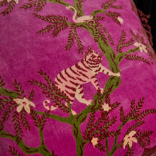 Load image into Gallery viewer, Sage x Clare Andrea Velvet Cushion - Pansy