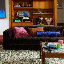 Load image into Gallery viewer, Sage x Clare Andrea Velvet Cushion - Pansy