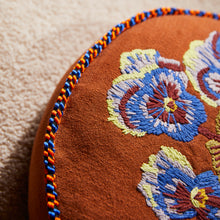 Load image into Gallery viewer, Sage x Clare Helena Embroidered Cushion