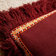 Load image into Gallery viewer, Sage x Clare Vivi Appliqué Cushion - Rosewood
