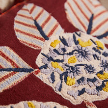 Load image into Gallery viewer, Sage x Clare Vivi Appliqué Cushion - Rosewood