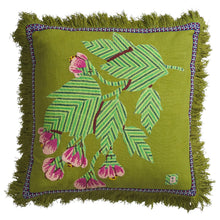 Load image into Gallery viewer, Sage x Clare Vivi Appliqué Cushion - Juniper