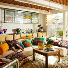 Load image into Gallery viewer, Sage x Clare Nicolette Woven Cushion - Spring Green