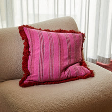 Load image into Gallery viewer, Sage x Clare Nicolette Woven Cushion - Pansy