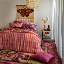 Load image into Gallery viewer, Sage x Clare Nicolette Woven Cushion - Pansy