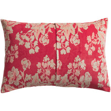 Load image into Gallery viewer, Hazel Velvet Pillowcase - Vermillion
