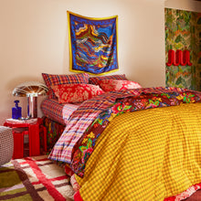 Load image into Gallery viewer, Hazel Velvet Pillowcase - Vermillion