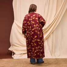 Load image into Gallery viewer, Sage x Clare Aneta Quilted Cotton Robe - Rosewood