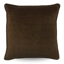 Load image into Gallery viewer, Classic Velvet Cushion Walnut