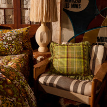 Load image into Gallery viewer, Sage x Clare Frances Woven Cushion - Moss