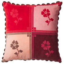 Load image into Gallery viewer, Sage x Clare Bonny Reversible Velvet Cushion - Sienna
