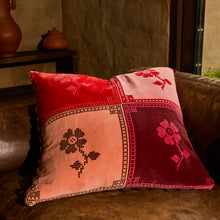Load image into Gallery viewer, Sage x Clare Bonny Reversible Velvet Cushion - Sienna