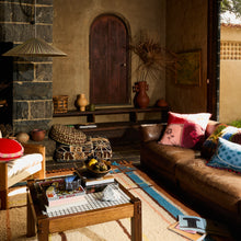 Load image into Gallery viewer, Sage x Clare Bonny Reversible Velvet Cushion - Sienna