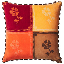 Load image into Gallery viewer, Sage x Clare Bonny Reversible Velvet Cushion - Sienna