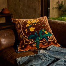 Load image into Gallery viewer, Sage x Clare Marnie Velvet Cushion - Umber