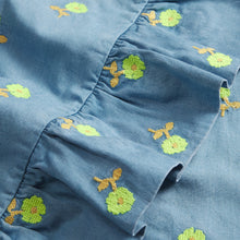 Load image into Gallery viewer, Sage x Clare Anneliese Ruffle Pillowcase - Peridot
